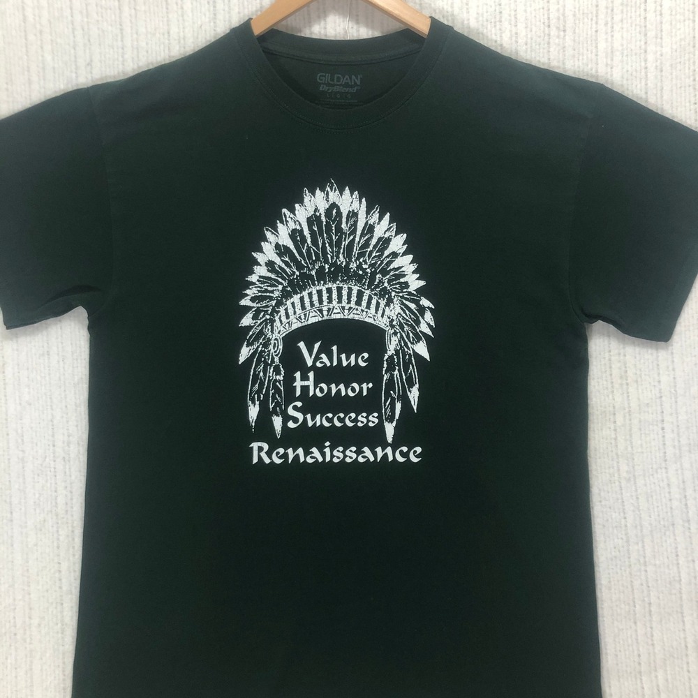 Value Honor Success Renaissance Gildan DryBlend Graphic T-Shirt Men's Size Large
